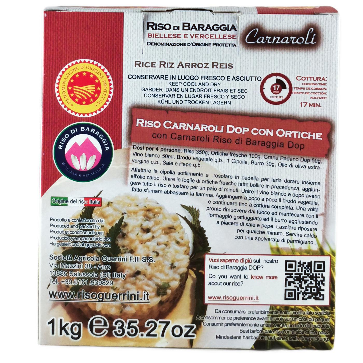 Guerrini Riso Carnaroli DOP Foodu